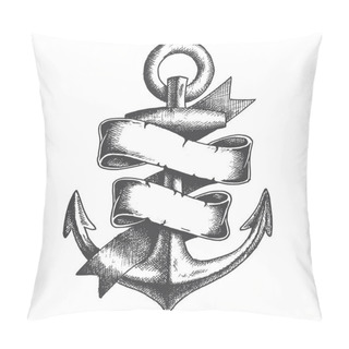 Personality  Hand Drawn Anchor Pillow Covers