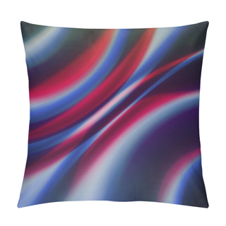 Personality  Background In Red And Blue Colors Pillow Covers