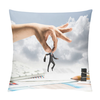 Personality  Hand Catching Man Pillow Covers