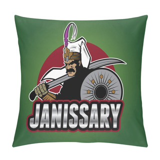 Personality  Ottoman Turkish Warrior Janissary  Pillow Covers
