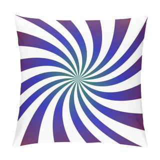 Personality  Purple Blue Green Spiral Design Background Pillow Covers
