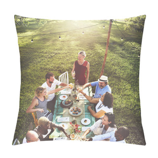 Personality  Diverse Neighbors Drinking  Concept Pillow Covers