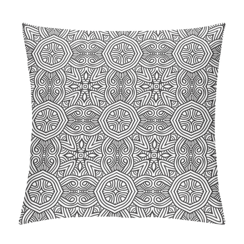 Personality  ethnic seamless pattern ornament print design pillow covers