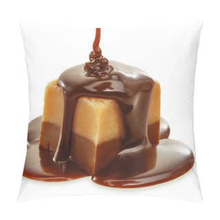Personality  Chocolate Flow On Fudge. Pillow Covers