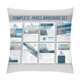 Personality  Creative Business Brochure Design. Pillow Covers
