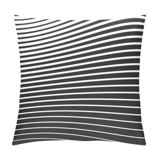 Personality  Black And White Striped Lines. Pillow Covers