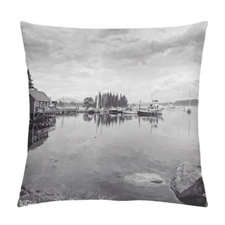 Personality  Bass Harbor In The Morning Fog Pillow Covers