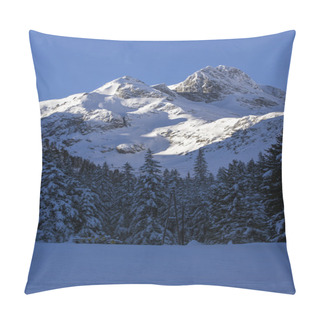 Personality  Snowy Morning At Malyovitsa Peak, Rila Mountain Pillow Covers