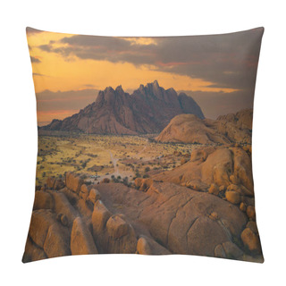 Personality  Aerial Top View Of Red Desert Safari With Sand Dune In Namibia, South Africa. Natural Landscape Background At Sunset Time. Famous Tourist Attraction. Pattern Texture Of Sand. Grand Canyon Pillow Covers