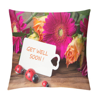 Personality  Get Well Soon Pillow Covers