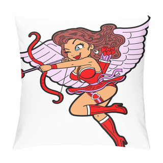 Personality  Sexy Female Cupid Pillow Covers