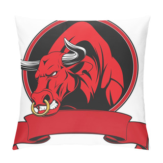Personality  Healthy Ferocious Bull Pillow Covers