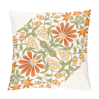 Personality  Tradition Mughal Motif, Fantasy Flowers Pillow Covers