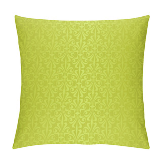 Personality  Green Vintage Wallpaper Design Pillow Covers