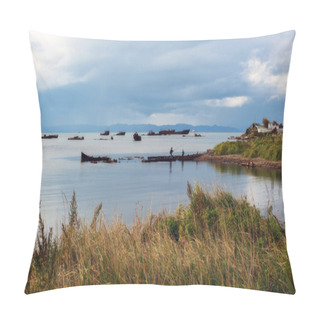 Personality  The Island Of Lost Ships. Pillow Covers