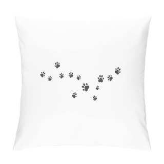 Personality  Paw Background Template Pillow Covers