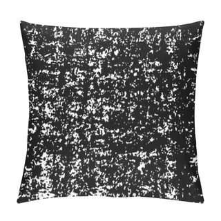 Personality  Distressed Black And White Texture. Dark Grainy Texture. Monochrome Background. Dust Overlay Textured. Grain Noise Particles. Rusted Effect. Grunge Design Elements. Vector Illustration, EPS 10. Pillow Covers