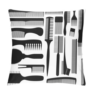 Personality  Set Of Different Combs Pillow Covers
