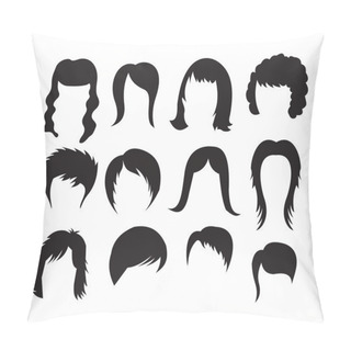 Personality  Big Hairstyle Collection Pillow Covers