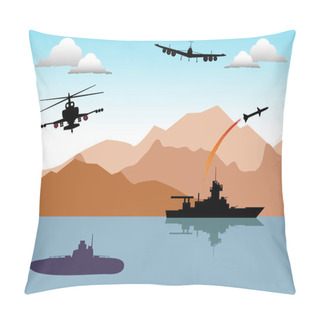 Personality  War Zone Pillow Covers