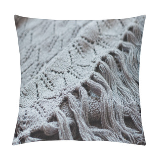 Personality  Detail Of Woven Handicraft Knit Shawl Pillow Covers