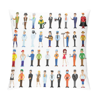 Personality  Cartoon Professions Characters Pillow Covers