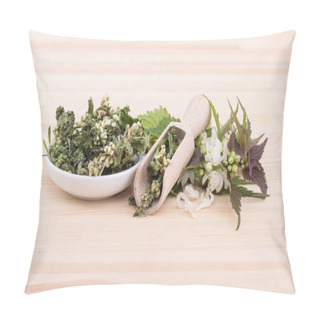 Personality  White Dead Nettle Pillow Covers