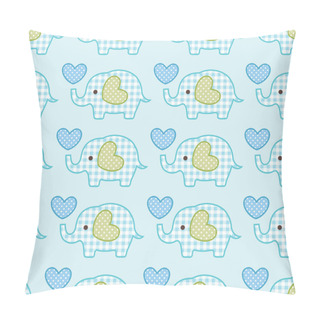 Personality  Elephants Cartoon Pattern Pillow Covers