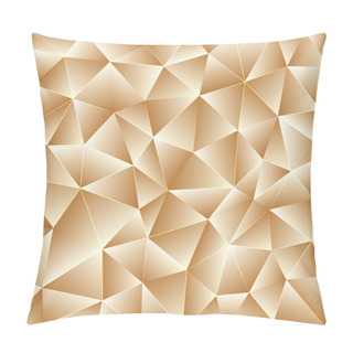 Personality  Light Beige Polygonal Background Pillow Covers