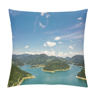Personality  View At Zaovine Lake From Tara Mountain In Serbia Pillow Covers