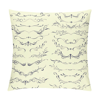 Personality  Floral Divider And Borders Pillow Covers
