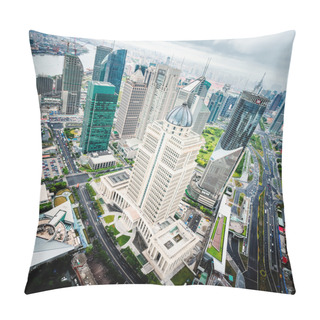 Personality  Lujiazui Financial Center Pillow Covers