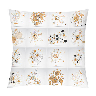 Personality  Modular Abstract Bauhaus Backgrounds Set Pillow Covers