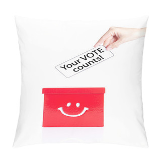Personality  Your Vote Counts, Election Concept Pillow Covers