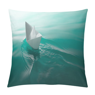 Personality  Paper Boat Sailing Pillow Covers