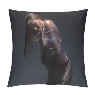 Personality  Photo Of Wraped Girl Pillow Covers