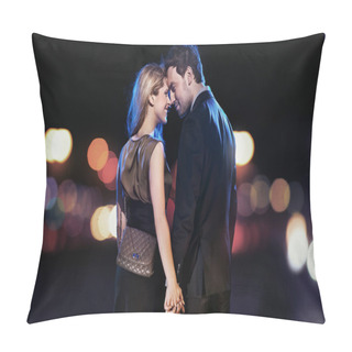 Personality  Young Couple In Elegant Evening Dresses Pillow Covers