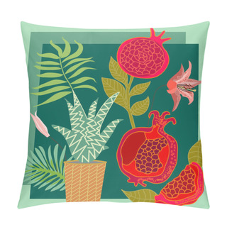 Personality  Subtropical Garden.  Vintage Textile Collection. Pillow Covers