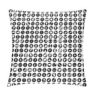 Personality  Collection Of 289 School And Education Doodled Icons Pillow Covers