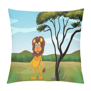 Personality  A Female Lion Pillow Covers