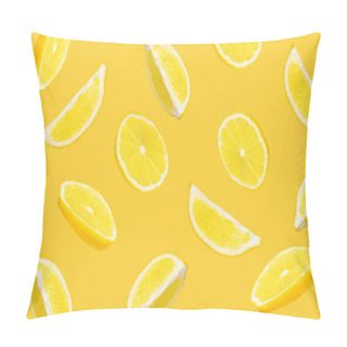 Personality  Abstract Mix Of Lemon Slices  Pillow Covers