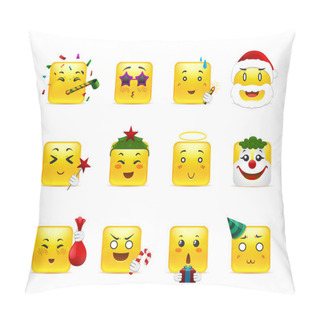 Personality  Funny Holiday Anime Stickers Pillow Covers