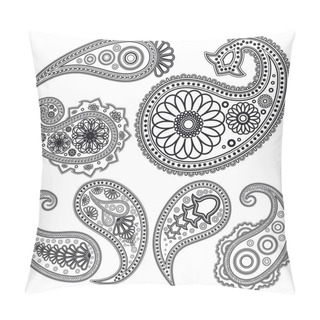 Personality  Eps Vintage Paisley Patterns For Design. Pillow Covers
