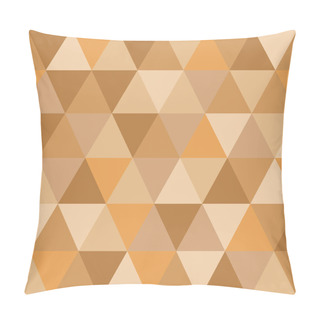 Personality  Seamless Pattern Of Rhombuses Of Golden Hues.Simple Forms, Light Autumn Shades. Pillow Covers