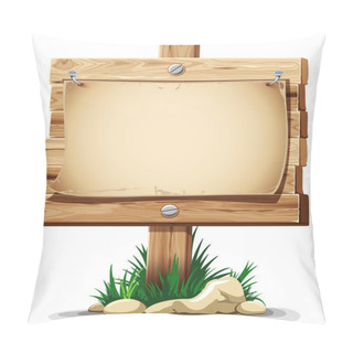 Personality  Wooden Sign Pillow Covers