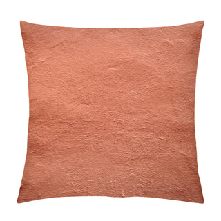 Personality  Background Texture Of Grungy, Pink Terracotta Plaster Pillow Covers