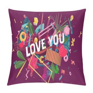 Personality  Love You Card Pillow Covers