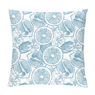 Personality  Citrus Design Of Ripe Fruits Pillow Covers