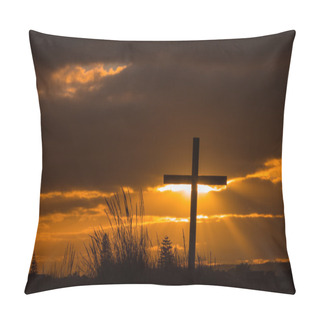 Personality  Cross Sun Clouds Pillow Covers