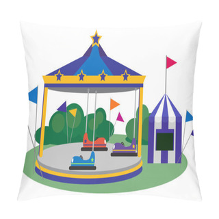 Personality  Amusement Park Pillow Covers